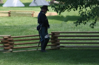 A quiet moment for the Colonel before the battle